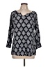 Eddie Bauer 100% Rayon Gray 3/4 Sleeve Blouse Size L - photo 1