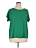 Pleione 100% Polyester Green Short Sleeve Top Size XL - photo 1