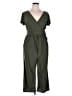 Gilli Solid Green Jumpsuit Size XL - photo 1
