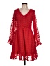 BTFBM 100% Polyester Red Cocktail Dress Size L - photo 1