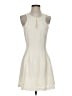 BCBGeneration 100% Polyester Solid Ivory Cocktail Dress Size 6 - photo 1