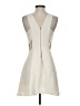 BCBGeneration 100% Polyester Solid Ivory Cocktail Dress Size 6 - photo 2