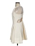 BCBGeneration 100% Polyester Solid Ivory Cocktail Dress Size 6 - photo 5