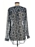 Lucky Brand Paisley Gray Long Sleeve Blouse Size M - photo 2