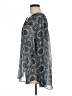 Lucky Brand Paisley Gray Long Sleeve Blouse Size M - photo 5