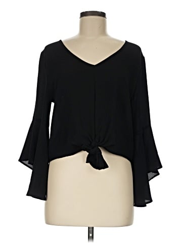 Peppermint 3/4 Sleeve Blouse (view 1)