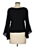 Peppermint Black 3/4 Sleeve Blouse Size M - photo 2