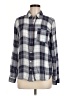 Treasure & Bond 100% Rayon Blue Long Sleeve Button-Down Shirt Size M - photo 1