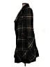 Zara Basic Plaid Black Coat Size S - photo 5
