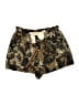 Ulla Johnson 100% Cotton Animal Print Gold Shorts Size 4 - photo 1