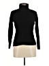 Appleseeds 100% Cotton Black Turtleneck Sweater Size M (petite) - photo 1