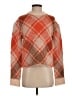 Maje Plaid Orange Pullover Sweater Size Sm (1) - photo 1