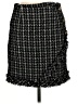 Fanco 100% Polyester Tweed Black Formal Skirt Size M - photo 1