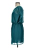 Lush Solid Teal Casual Dress Size S - photo 5