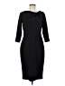 Calvin Klein Solid Black Cocktail Dress Size 8 - photo 1