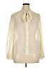 Lola 100% Polyester Ivory Long Sleeve Blouse Size XL - photo 1