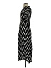Maje 100% Viscose Chevron-herringbone Black Casual Dress Size Sm (1) - photo 5