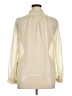 Lola 100% Polyester Ivory Long Sleeve Blouse Size XL - photo 2