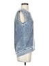 Neiman Marcus Blue Sleeveless T-Shirt Size S - photo 4
