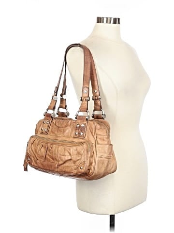 B Makowsky Leather Shoulder Bag (view 2)