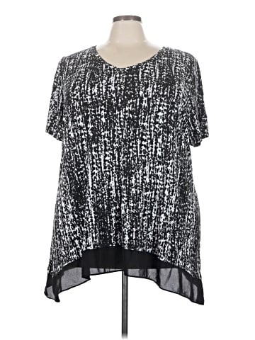 Apt. 9 Short Sleeve Blouse (view 1)