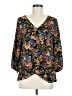 West Kei Black 3/4 Sleeve Blouse Size M (estimated) - photo 1