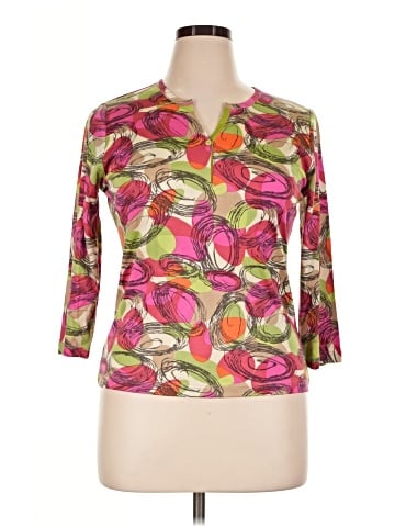 Lynn Ritchie 3/4 Sleeve Silk Top (view 1)