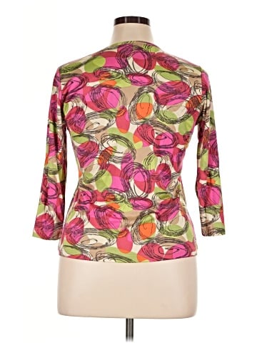 Lynn Ritchie 3/4 Sleeve Silk Top (view 2)
