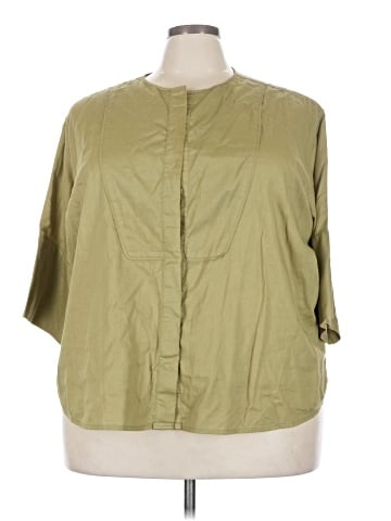 J.Crew 3/4 Sleeve Button-Down Shirt (view 1)
