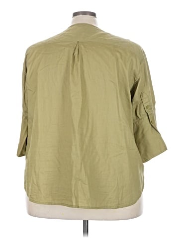 J.Crew 3/4 Sleeve Button-Down Shirt (view 2)