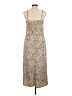 LoveRiche 100% Polyester Animal Print Tan Casual Dress Size M - photo 2
