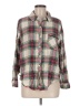 Aerie Plaid Green Long Sleeve Button-Down Shirt Size M - photo 1