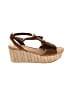 Minnetonka Brown Wedges Size 9 - photo 1