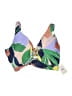 Artesands Print Green Purple Swimsuit Top Size 20 - photo 1