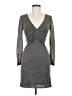 L'Agence Metallic Gray Cocktail Dress Size Med (2) - photo 1
