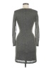 L'Agence Metallic Gray Cocktail Dress Size Med (2) - photo 2