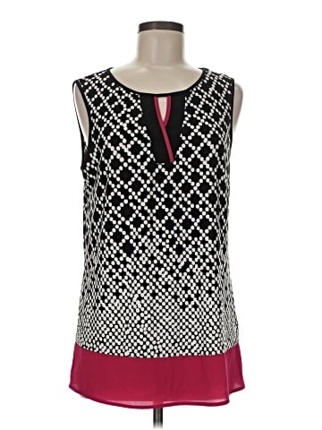 Roz & Ali Sleeveless Blouse (view 1)
