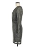 L'Agence Metallic Gray Cocktail Dress Size Med (2) - photo 5