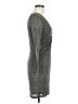 L'Agence Metallic Gray Cocktail Dress Size Med (2) - photo 4