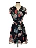 Yumi Kim 100% Polyester Floral Black Blue Cocktail Dress Size S - photo 1
