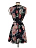 Yumi Kim 100% Polyester Floral Black Blue Cocktail Dress Size S - photo 2