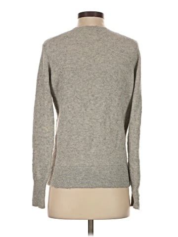 Madewell Wrap-Front Pullover Sweater in Coziest Yarn (view 2)