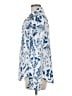 Unbranded 100% Polyester Floral Blue Long Sleeve Blouse Size M - photo 5
