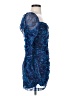 Amanda Uprichard 100% Polyester Paisley Blue Cocktail Dress Size S - photo 4