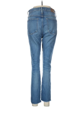 Madewell 10" High-Rise Skinny Jeans: Cutout Tulip Hem Edition (view 2)