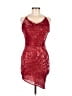 Guess 100% Polyester Red Cocktail Dress Size M - photo 1