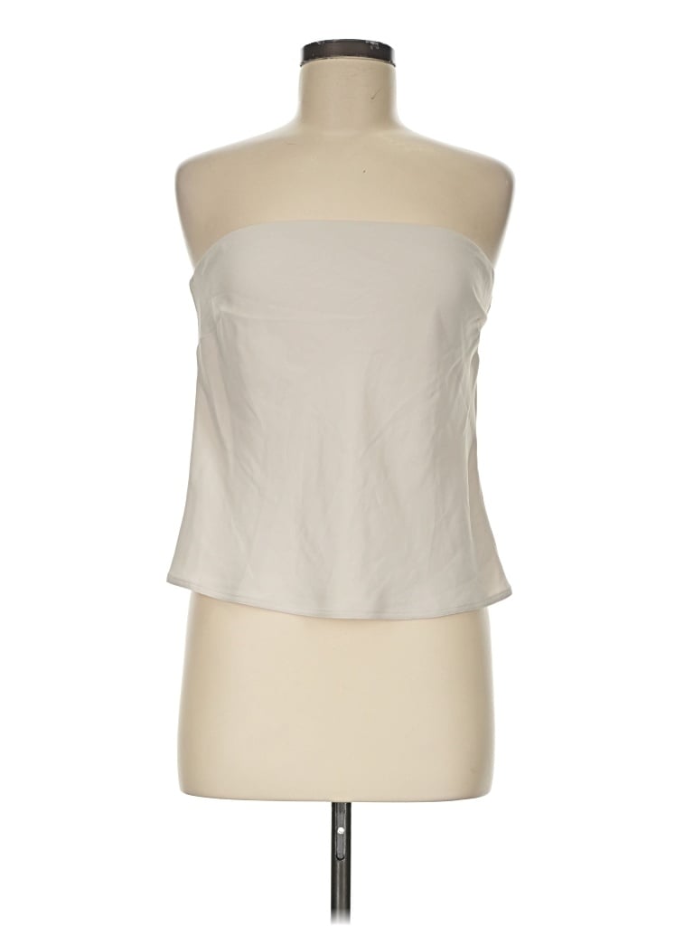 Pre-owned Babaton Tube Top Ivory Strapless Neckline Tops