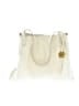 Margot 100% Leather Ivory Leather Shoulder Bag One size - photo 1
