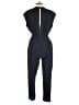 Zara Basic 100% Polyester Solid Blue Jumpsuit Size M - photo 2