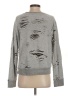 Sweet Romeo Metallic Gray Sweatshirt Size S - photo 2